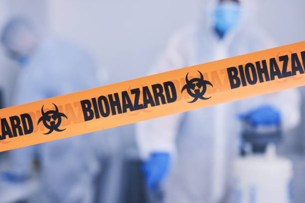 Professional Biohazard Cleanup technician working in Delta, CO